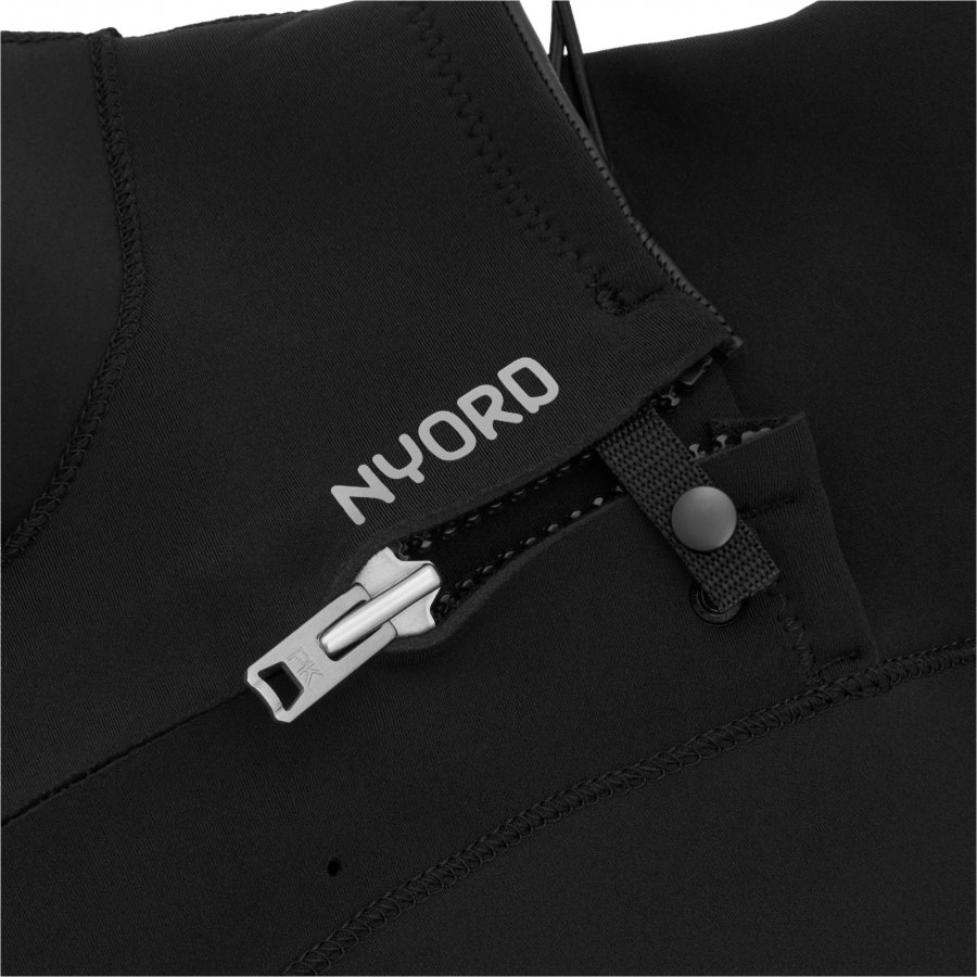 Mens Solu Yulex 4/3mm Chest Zip Wetsuit - Black